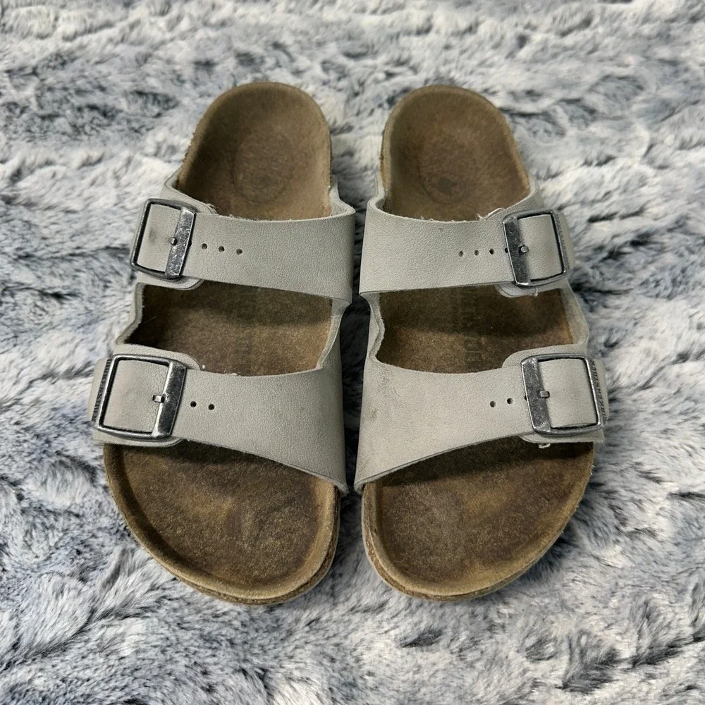 Birkenstock Arizona Slide Sandals Gray Double Buckle / Kids 32 US 1-1.5
